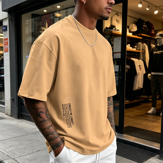 ⏳Time-Limited Special⏰Urban Cotton Blend Tee – From Day to Night
