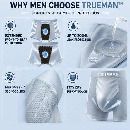 2026 HOT SALE🔥【Buy 3 Get 2 Free】Premium Leakproof Bamboo IceSilk Boxer