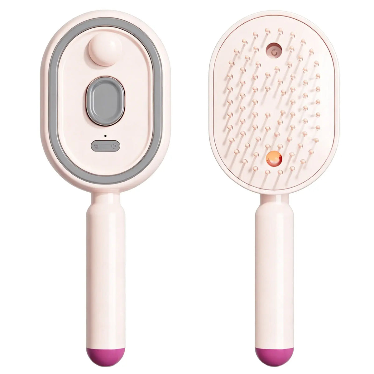 Electric Spray Air Cushion Massage Comb – Self-Cleaning Anti-Tangle Essential Oil Mist Hair Care Comb