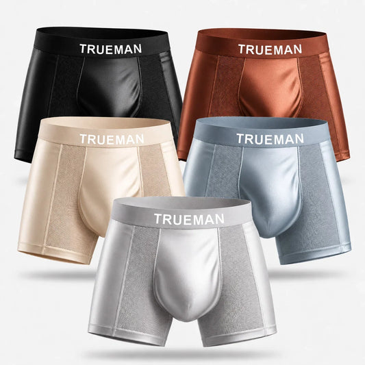 2026 HOT SALE🔥【Buy 3 Get 2 Free】Premium Leakproof Bamboo IceSilk Boxer