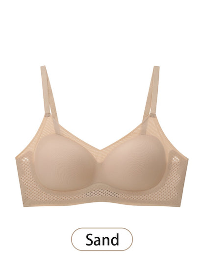 BEAUTYANDBODY Breathable Seamless Bra Sweat-free Cooling Fabric, Wireless Lift Support & Invisible Smooth Fit