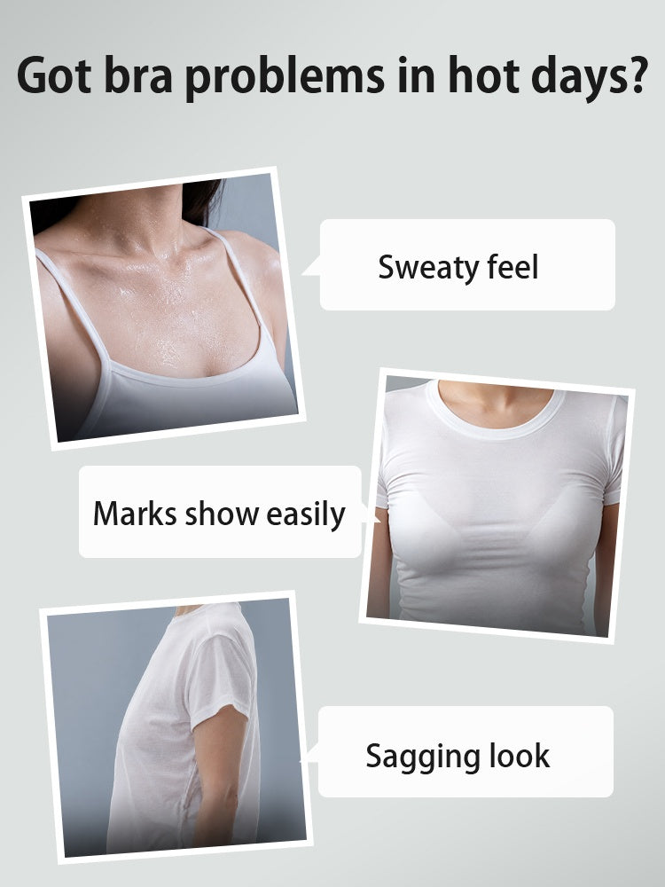 BEAUTYANDBODY Breathable Seamless Bra Sweat-free Cooling Fabric, Wireless Lift Support & Invisible Smooth Fit