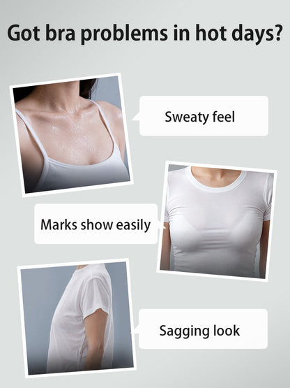 BEAUTYANDBODY Breathable Seamless Bra Sweat-free Cooling Fabric, Wireless Lift Support & Invisible Smooth Fit