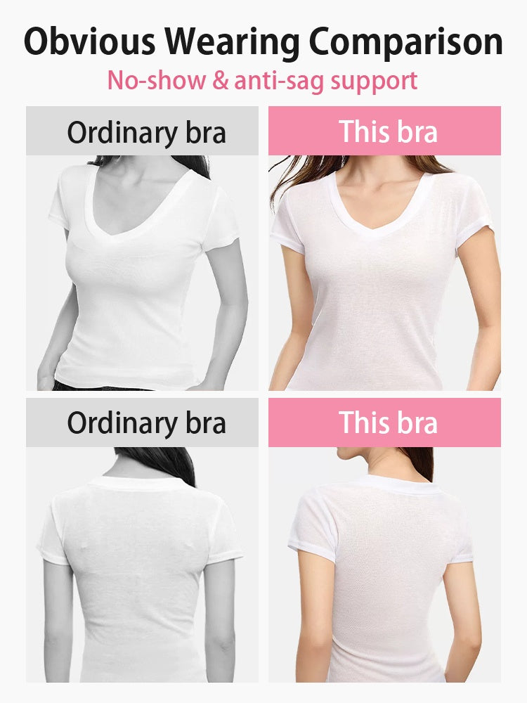 BEAUTYANDBODY Breathable Seamless Bra Sweat-free Cooling Fabric, Wireless Lift Support & Invisible Smooth Fit