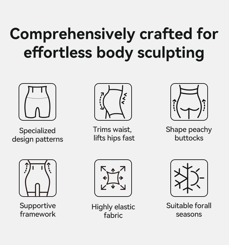 Final 3 Hours - BUY 1 GET 1 FREE Women's Tummy Control Butt-Lifting Shapewear