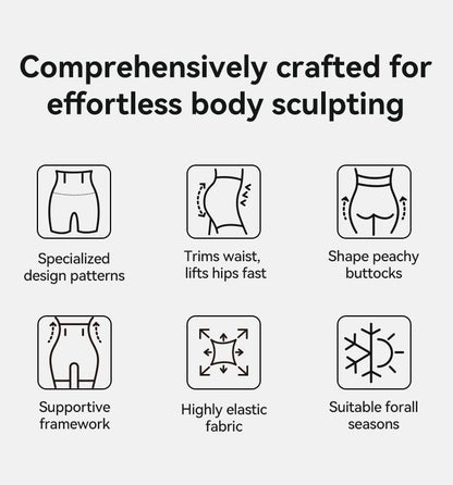 Final 3 Hours - BUY 1 GET 1 FREE Women's Tummy Control Butt-Lifting Shapewear