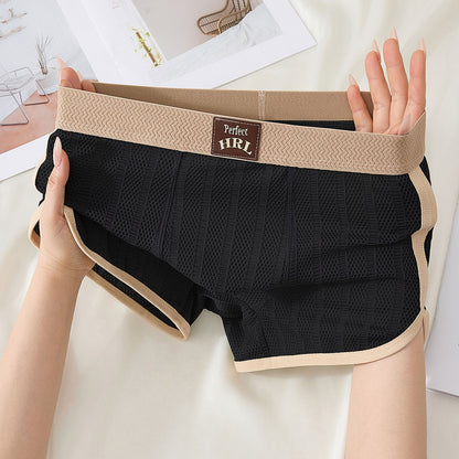 Premium Breathable Ice Silk Boxer Briefs for Men – Ultra Soft Mesh Cooling Underwear