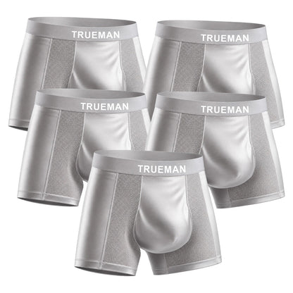 2026 HOT SALE🔥【Buy 3 Get 2 Free】Premium Leakproof Bamboo IceSilk Boxer