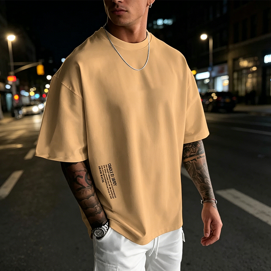 ⏳Time-Limited Special⏰Urban Cotton Blend Tee – From Day to Night